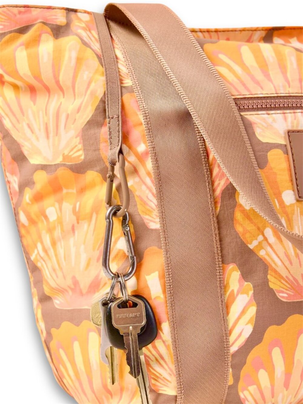 ALOHA Collection—Nylon Zipper Tote—Limited Edition Sunrise Shells *NWT* - Picture 5 of 11